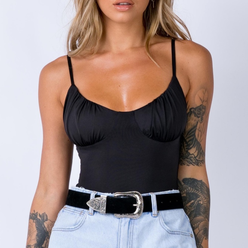 Princess Polly Levey bodysuit black
